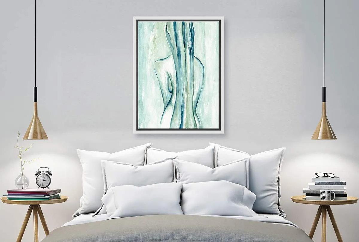 Abstract Female Form | Canvas Wall Art Print