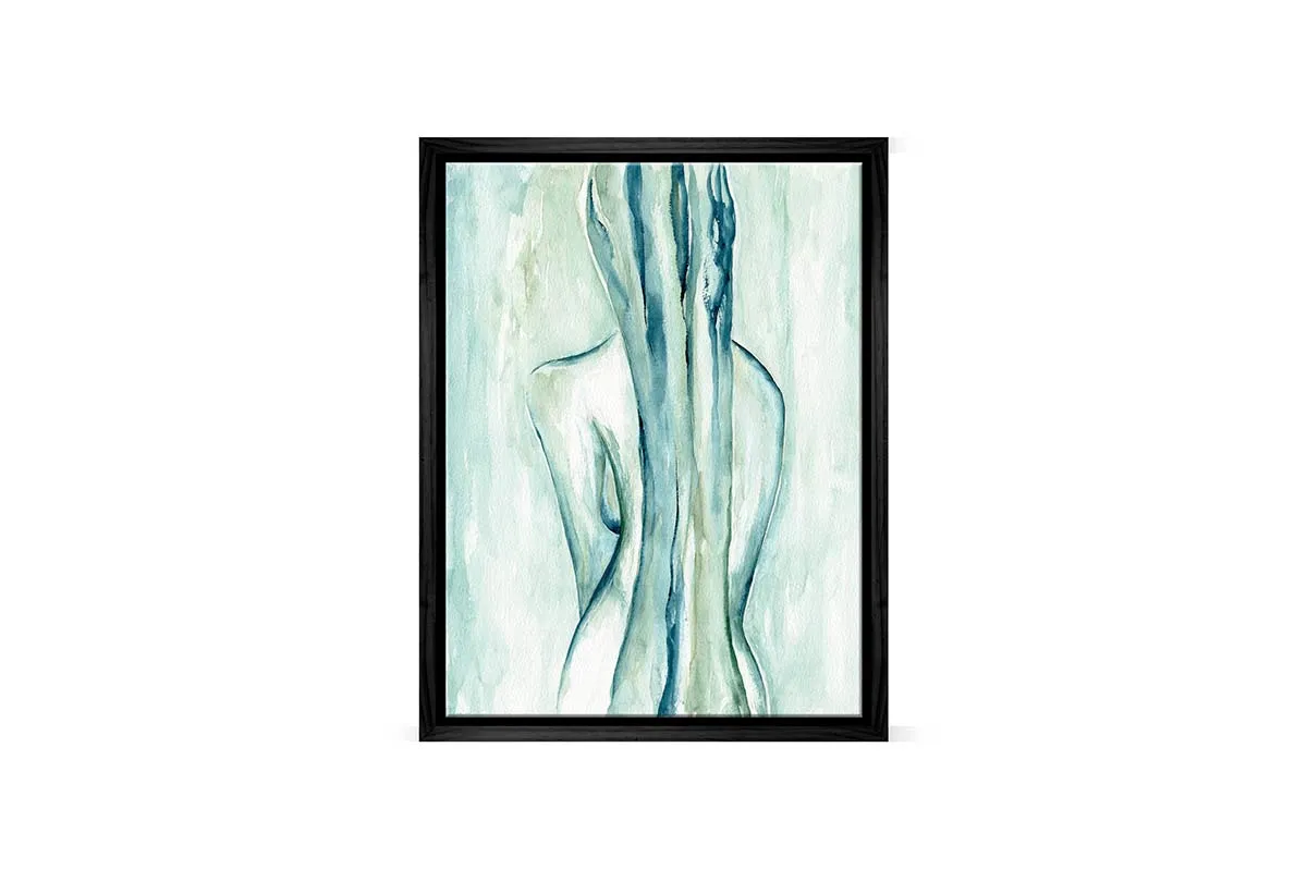 Abstract Female Form | Canvas Wall Art Print