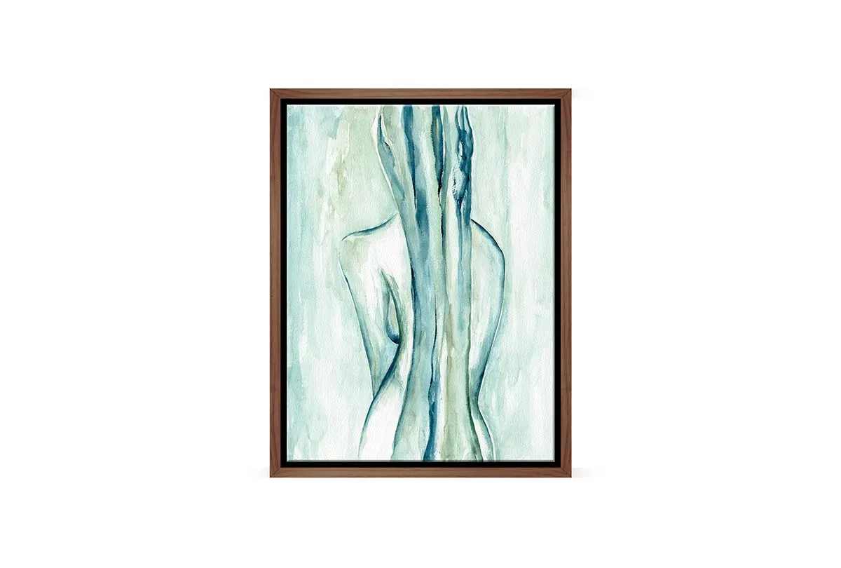 Abstract Female Form | Canvas Wall Art Print