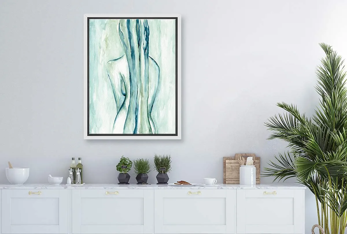 Abstract Female Form | Canvas Wall Art Print