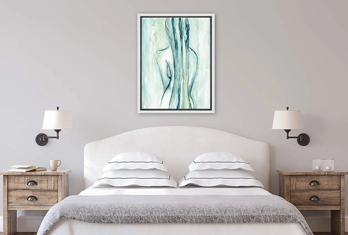 Abstract Female Form | Canvas Wall Art Print