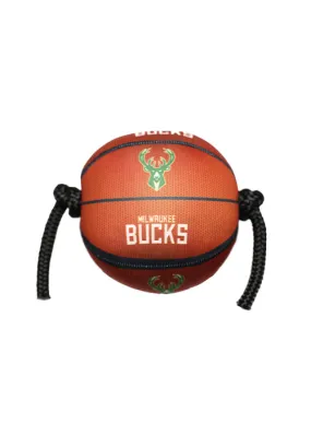 All Star Dogs Milwaukee Bucks Basketball Tug Pet Toy