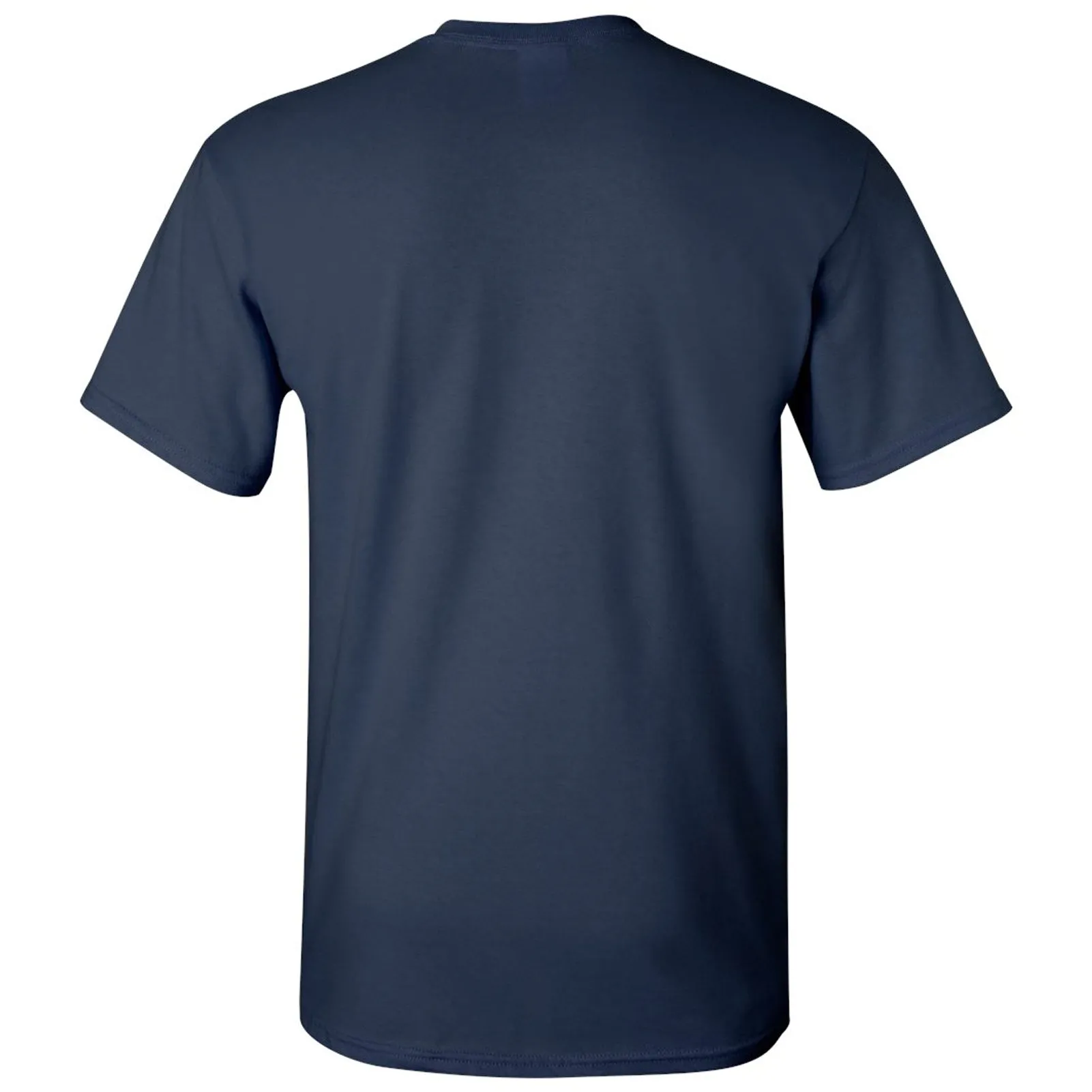 Basketball Shadow University of Michigan Basic Cotton Short Sleeve T Shirt - Navy