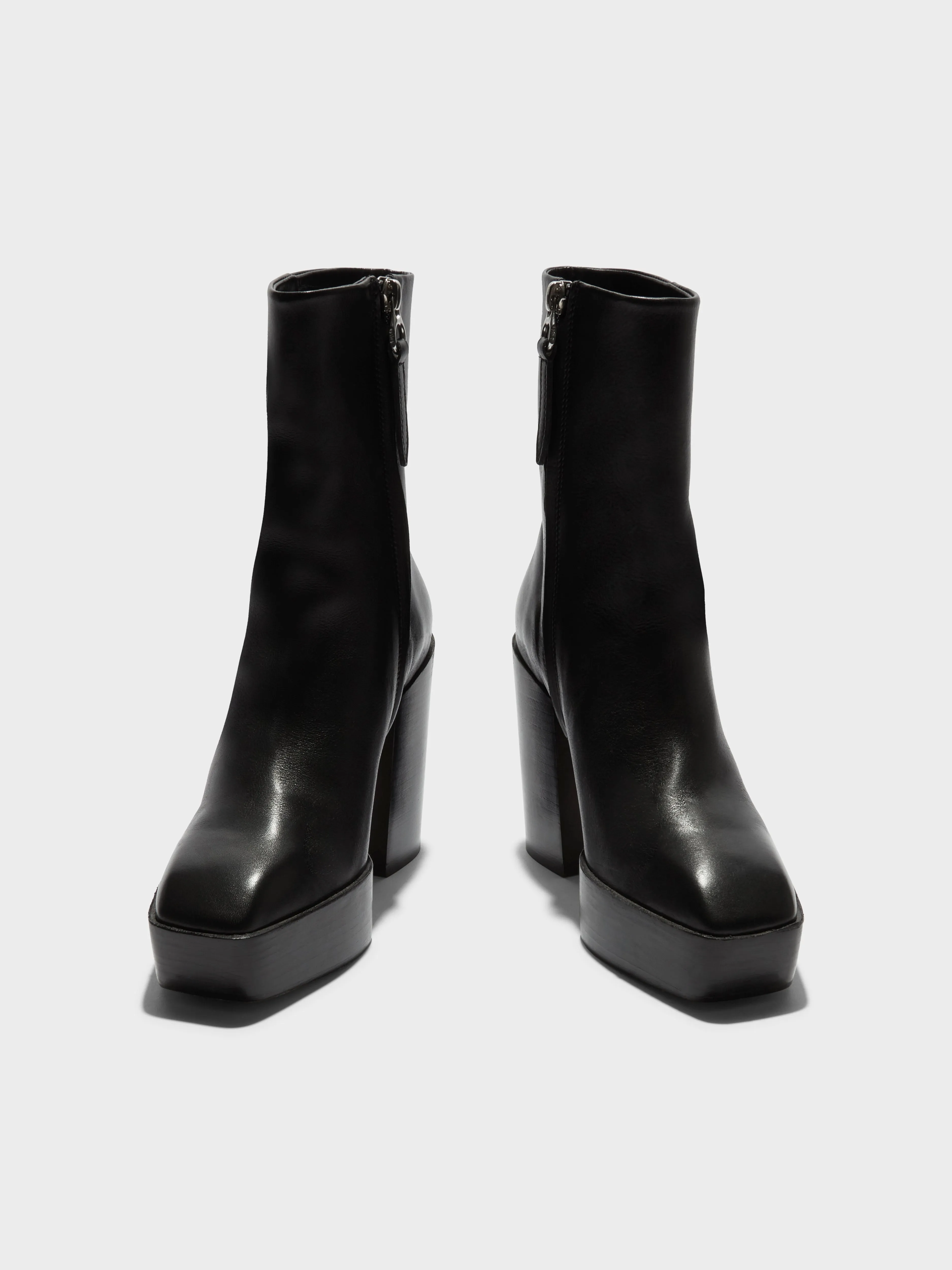 Berlin Leather Ankle Boots