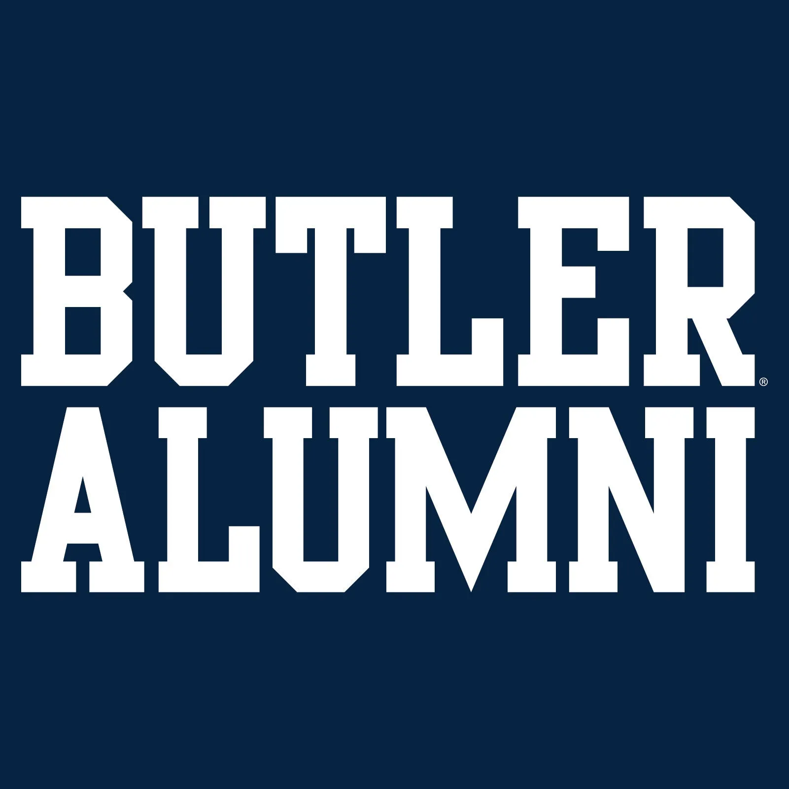 Butler University Bulldogs Basic Block Alumni Short Sleeve T Shirt - Navy