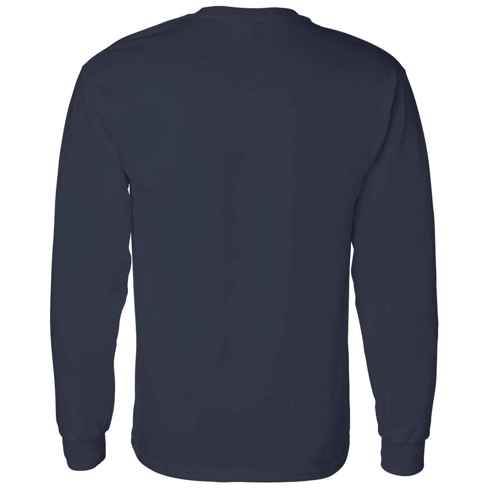 Butler University Bulldogs Basic Script Cotton Long Sleeve T Shirt - Navy