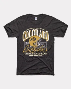 Colorado Buffaloes 3-Peat Champs Black T-Shirt