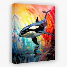 Diving Orca