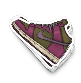 Dunk High "Dynamic Berry" Sneaker Sticker