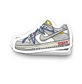 Dunk Low "Off-White Lot 5" Sneaker Sticker