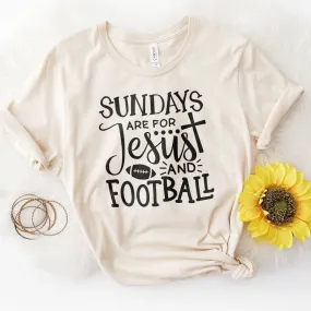 Football And Jesus Tee