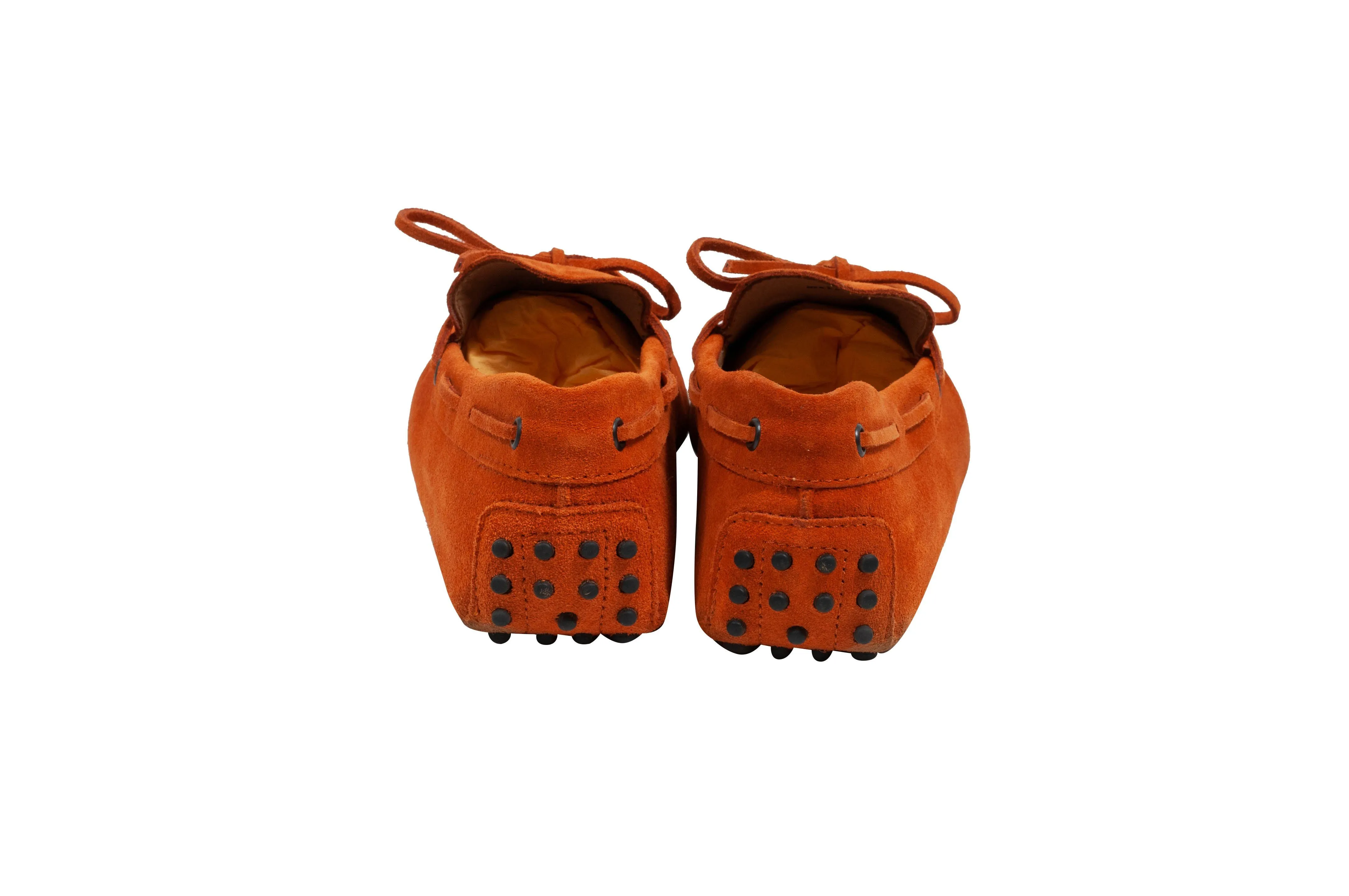 Gommino Suede Driving Shoes - Loafers (Orange)