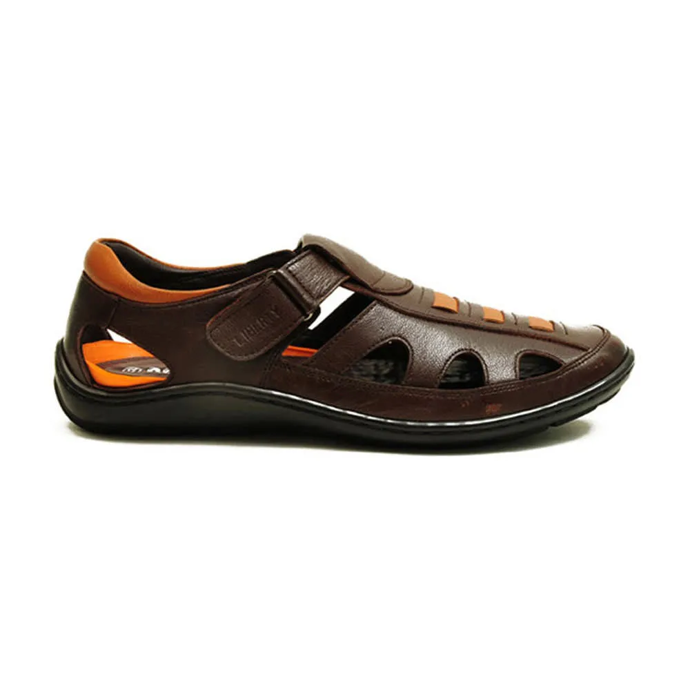 Healers Casual (Brown) Fisherman Sandals For Men FDY-0162 By Liberty