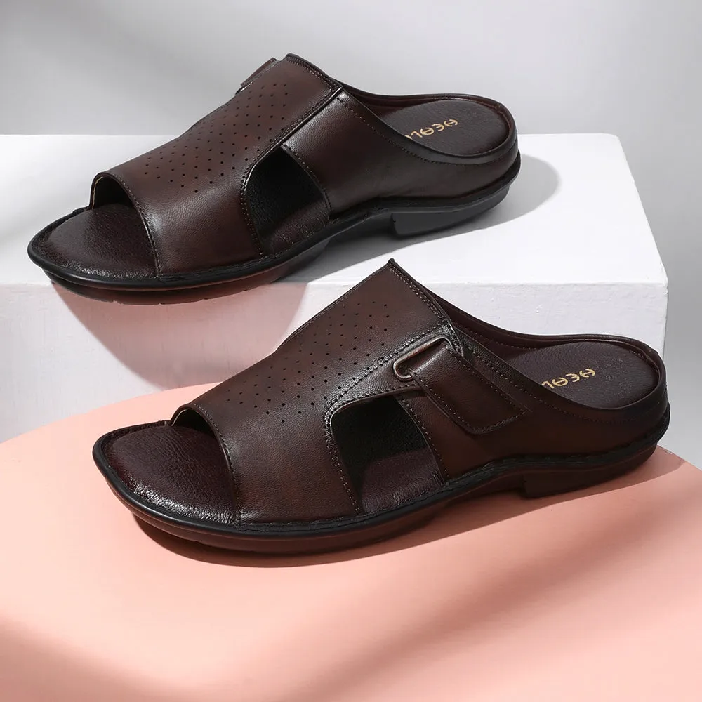 Healers Casual Brown Sandal For Men AVN-34 By Liberty