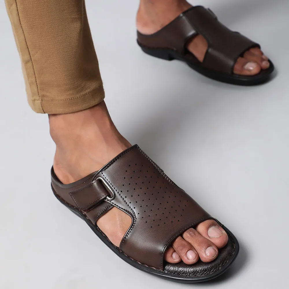 Healers Casual Brown Sandal For Men AVN-34 By Liberty