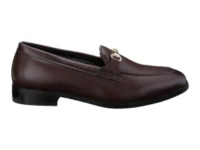 Henley Brown Horsebit Buckle Loafers.