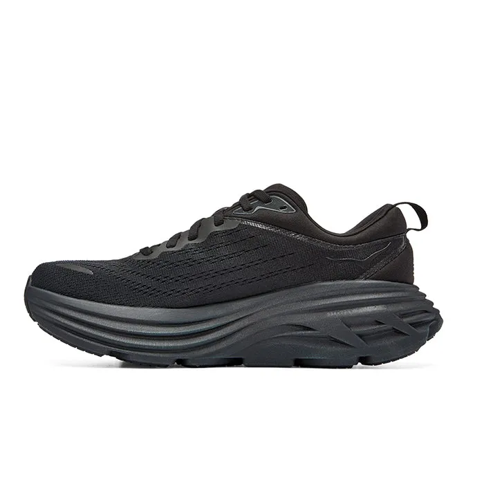 Certainly! Here is an optimized version of the product title:

HOKA Womens Bondi 8 Wide Running Shoes - Black/Black