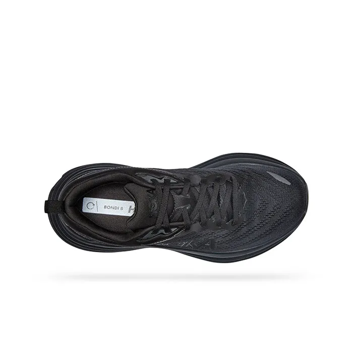 Certainly! Here is an optimized version of the product title:

HOKA Womens Bondi 8 Wide Running Shoes - Black/Black