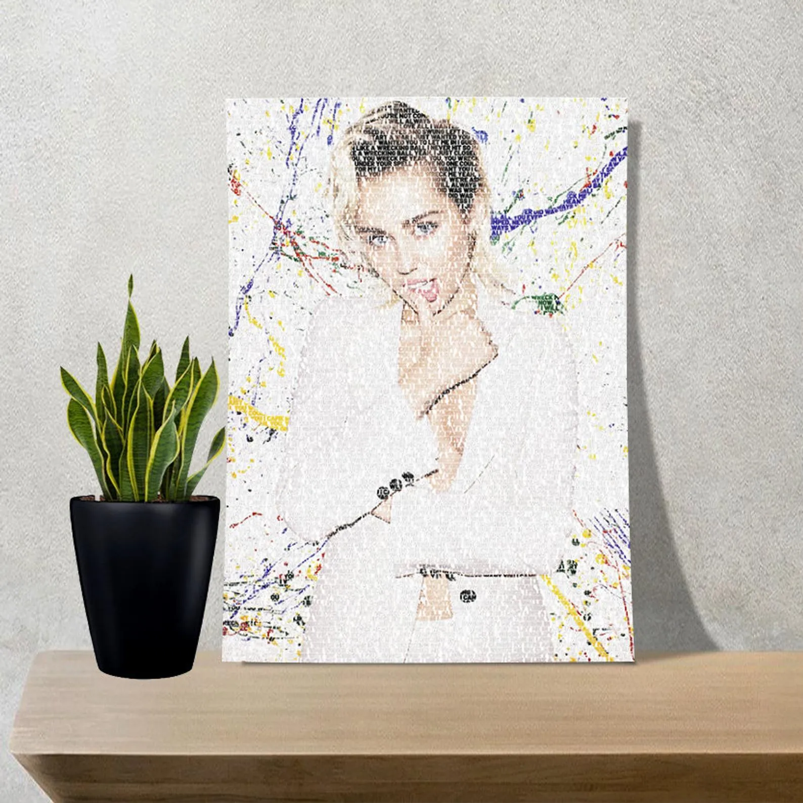 Miley Cyrus Poster, Allen Print, Basketball Player Art, Custom Sport Canvas, Custom Poster, Home Decor, Wall Hangings