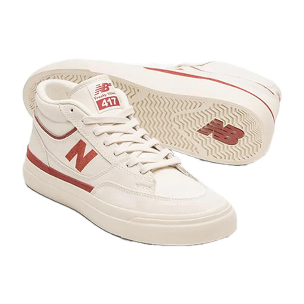 New Balance NM417 Villani Shoes (White/Red)