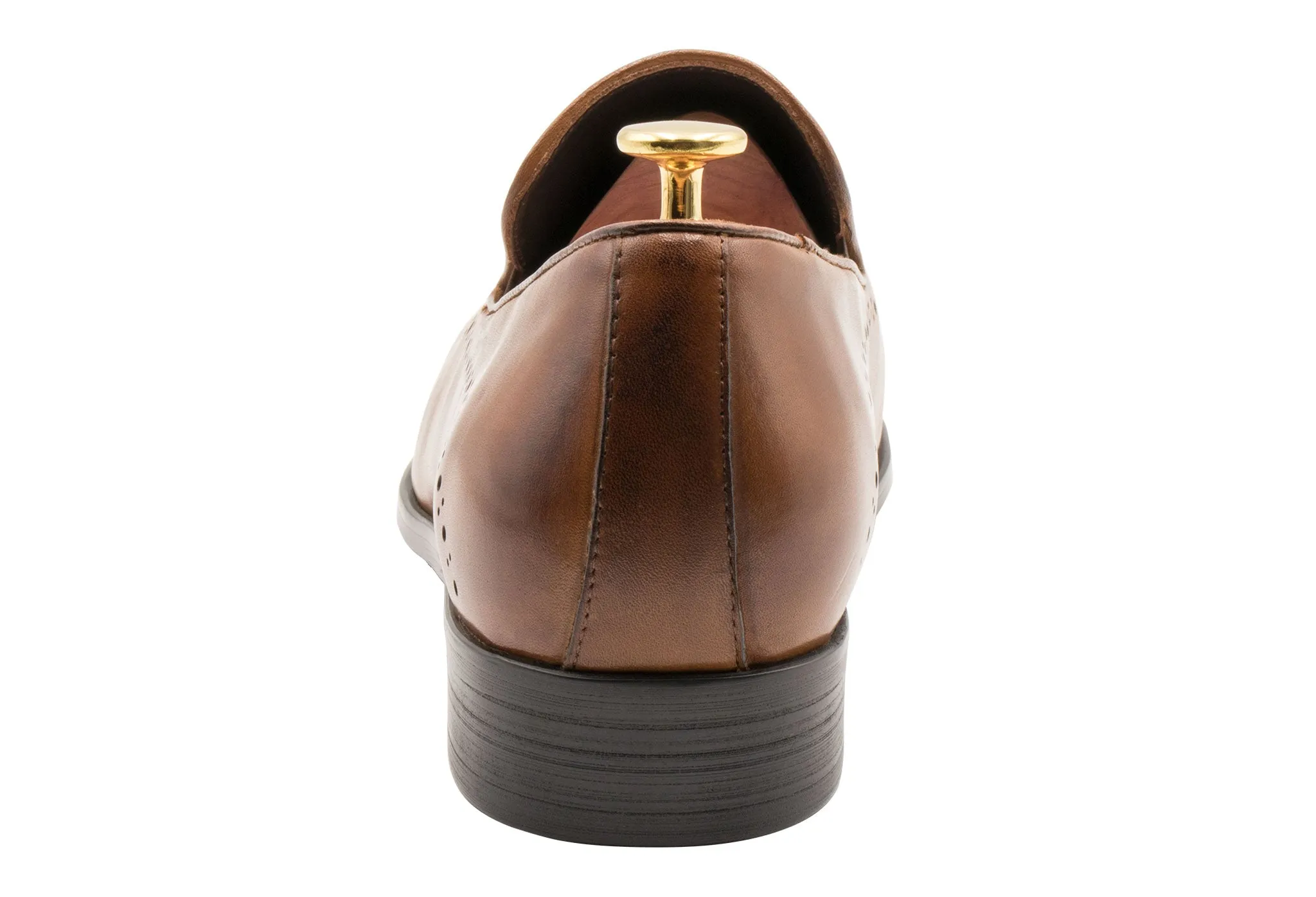 Pergamino Chestnut Tassel Loafer