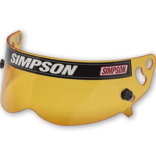 Simpson Helmet Shield - Diamondback/Speedway RX/X-Bandit Helmet - Snell SA2010/15 - Smoke