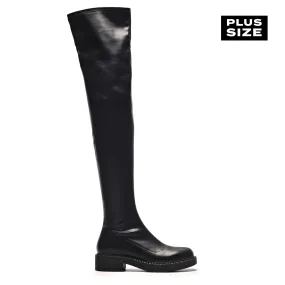 Stylish Commander Plus Size Thigh High Boots