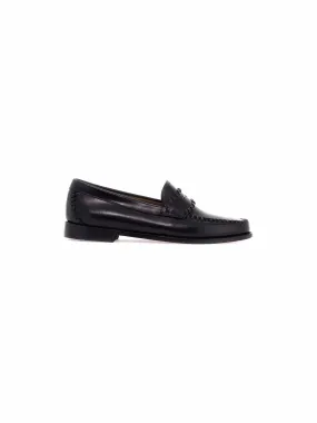 Whipstitch Leather Loafers