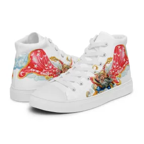 Women’s Rincewind Running High Top Canvas Shoes - Free Shipping *US SIZES SHOWN! USE CHART!